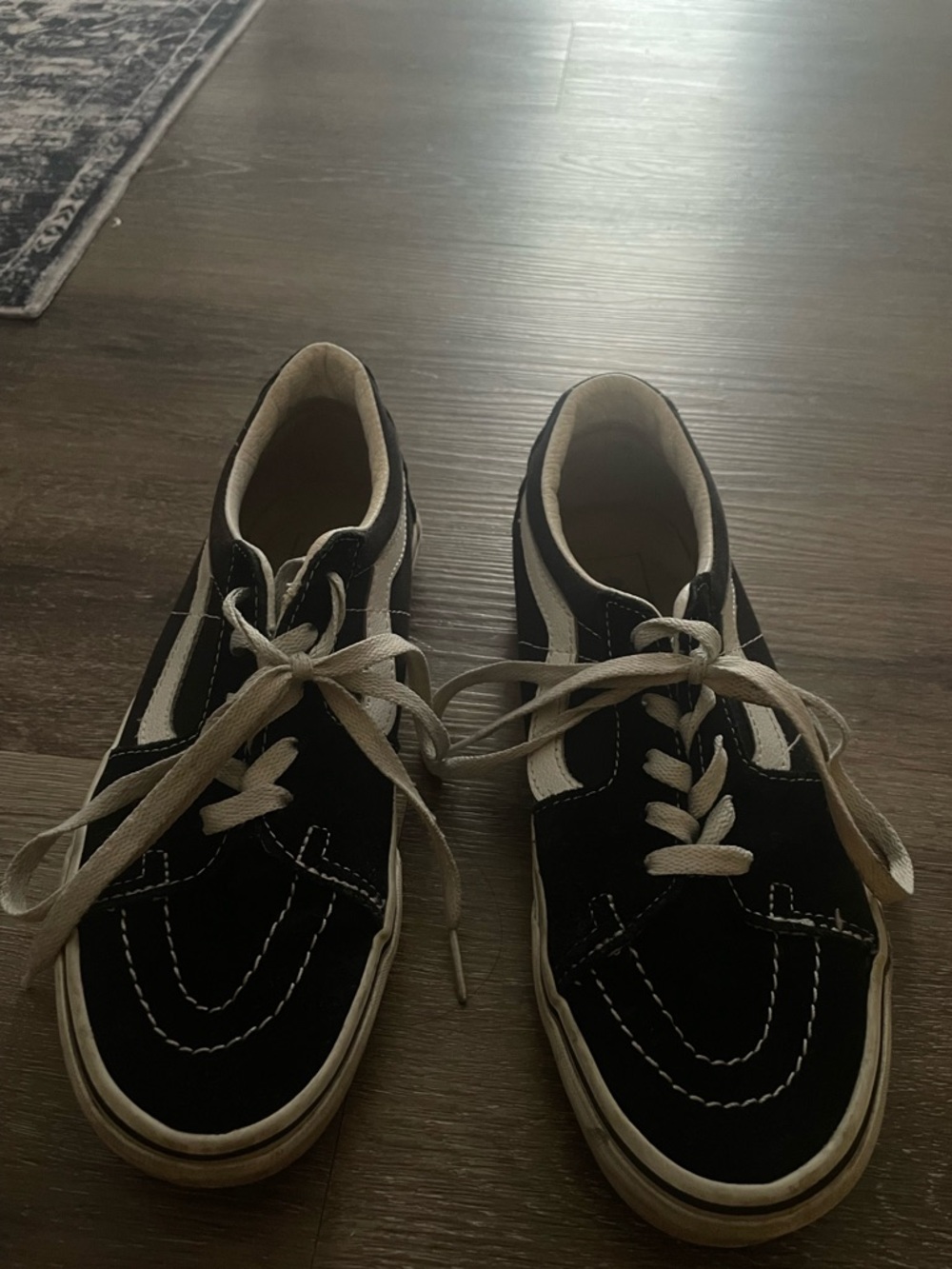 Women’s Black and White Old Skool Vans